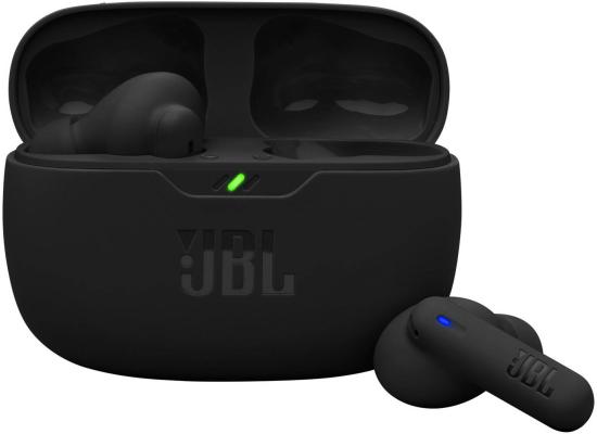 JBL Wave Beam 2 True Wireless Earbuds, 8mm Dynamic Driver, Bluetooth 5.3 Connectivity, Pure Bass Sound, Active Noise Cancelling, Smart Ambient Technology, 40hrs Total Playback - Black